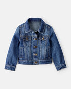 Toddler Denim Jacket - Dark Wash, image 1 of 4 slides