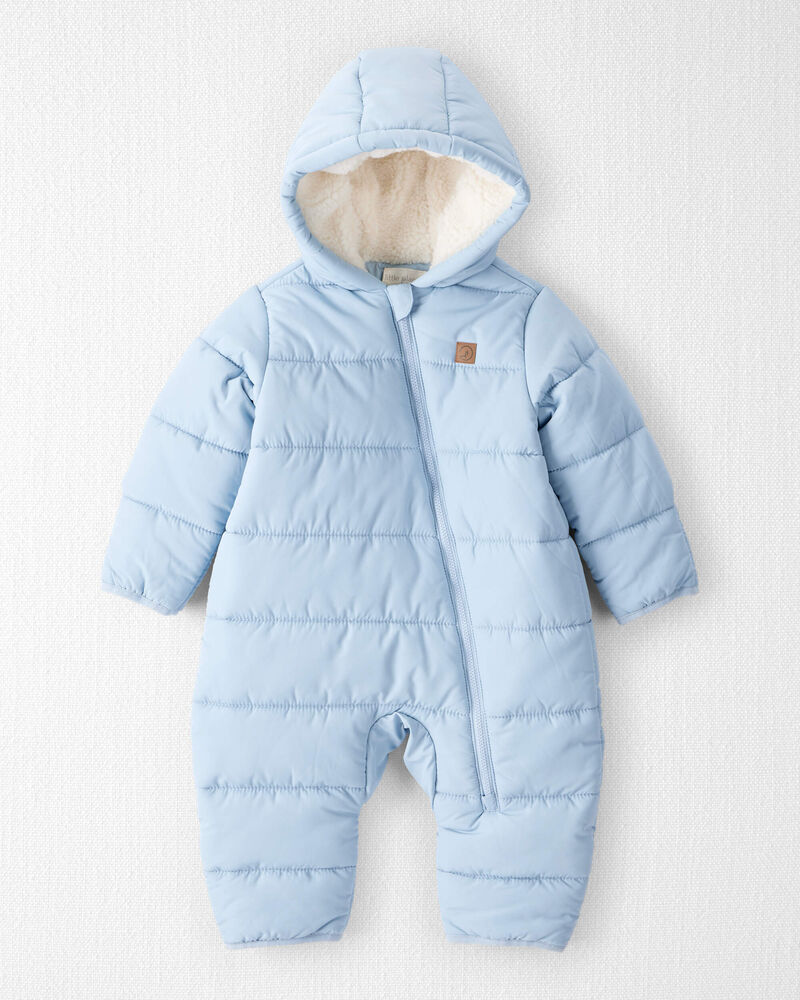 Baby 1-Piece Snowsuit Made with Recycled Materials, image 1 of 4 slides
