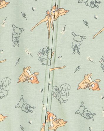 Baby Bambi Snug Fit Cotton Footie 1-Piece Pajamas, 