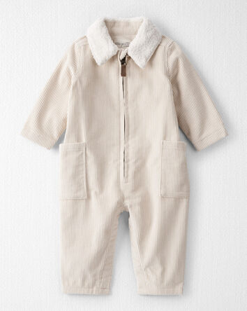 Baby Organic Cotton Corduroy Romper, 