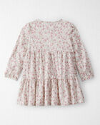 Toddler Girl Organic Cotton Dress in Prairie Blossom Print, image 2 of 5 slides