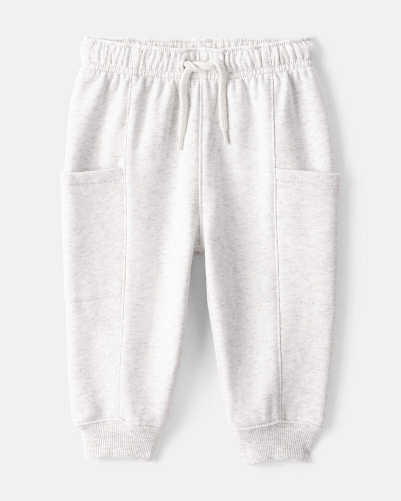 Baby Boy DayDream Fleece Juice Box Crew Long-Sleeve Tee & Pant Set - Green, image 3 of 7 slides