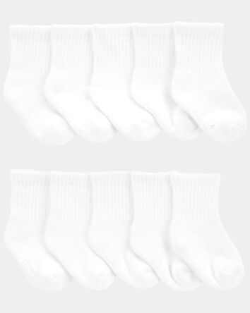 Baby Boy 10-Pack Crew Socks, 