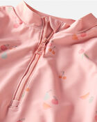 Toddler Girl Recycled Ruffle Swimsuit, image 3 of 4 slides
