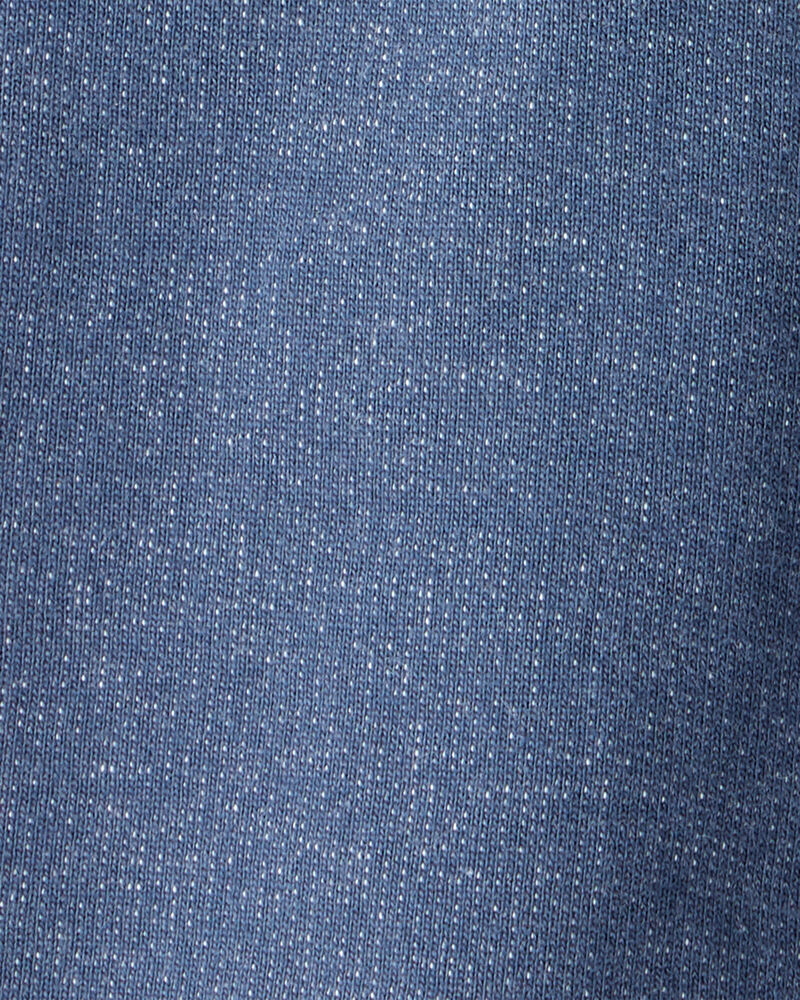 Baby Boy 2-Piece Football Print Bodysuit & Faux Denim Pants Set - Grey/Navy, image 4 of 6 slides