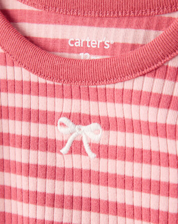 Baby Girl 2-Pack Long-Sleeve Tops - Blue/Pink, 