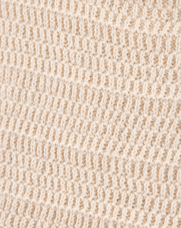 Baby Crotchet Knit Tank - Ivory, 