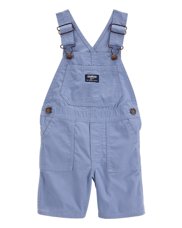 Toddler Canvas Shortalls - Blue, 