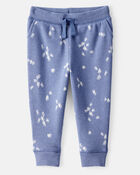 Baby Girl 2-Piece DayDream Fleece Heart Fleece Jacket & Joggers Set - Blue, image 5 of 7 slides