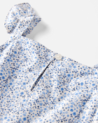 Toddler Organic Cotton Dress in Meadow Bloom Print, image 3 of 5 slides