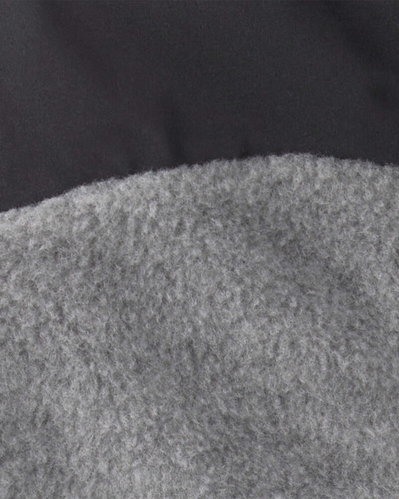 Baby Boy Long-Sleeve Zip-Up Jacket - Grey/Black, image 2 of 3 slides