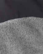 Baby Boy Long-Sleeve Zip-Up Jacket - Grey/Black, image 2 of 3 slides