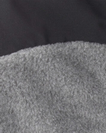 Baby Boy Long-Sleeve Zip-Up Jacket - Grey/Black, 