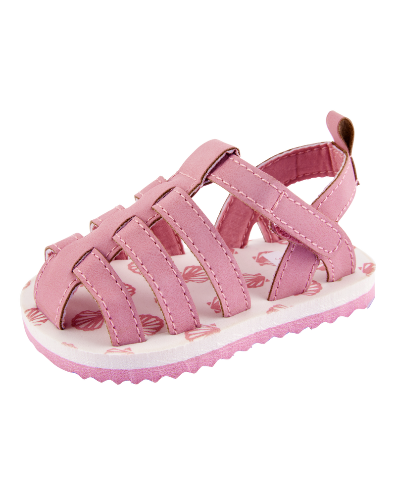 Baby Girl Fisherman Sandals - Pink, image 6 of 6 slides