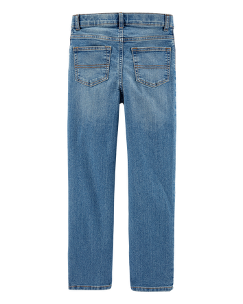 Kid Medium Wash Straight-Leg Jeans, 