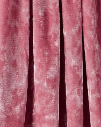 Girls Velour Skater Skirt - Pink, 