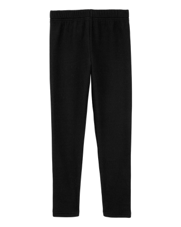 Kid Cozy Ribbed Leggings, 