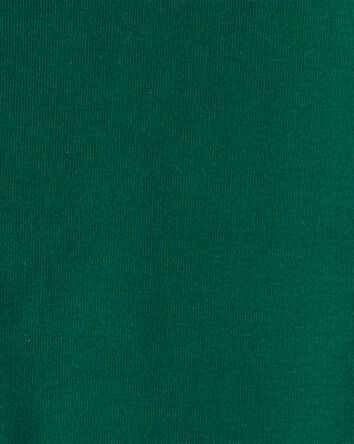 Toddler Snowman Fair Isle Cotton Long-Sleeve Snug Fit 2-Piece Pajamas - Green/White, 