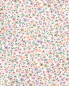 Baby 2-Piece Organic Cotton Rib Floral-Print Set, image 4 of 5 slides