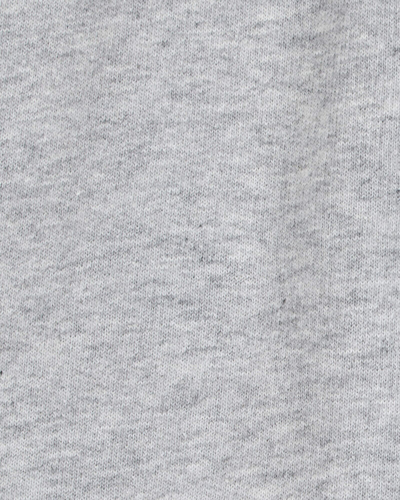Baby Boy Pull-On French Terry Shorts - Grey, image 3 of 4 slides