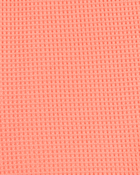 Baby Waffle Knit Drawstring Shorts - Orange, image 3 of 4 slides