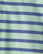 Toddler Boy 2-Piece Striped Loose Fit Coat-Style Pajamas - Blue, image 2 of 3 slides