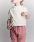 Toddler Short-Sleeve Relaxed Tee - Cream, image 5 of 6 slides