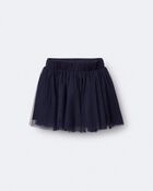 Toddler Girl Avenue Twirl&trade; Mini Skirt with Tulle - Navy, image 2 of 7 slides