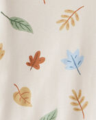 Toddler Organic Cotton Pajamas in Autumn Leaves Print, image 3 of 4 slides