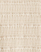 Toddler Girl Long-Sleeve Sweater - Ivory, image 2 of 3 slides