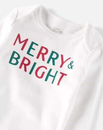 Baby Organic Cotton 2-Piece Merry and Bright Set, 