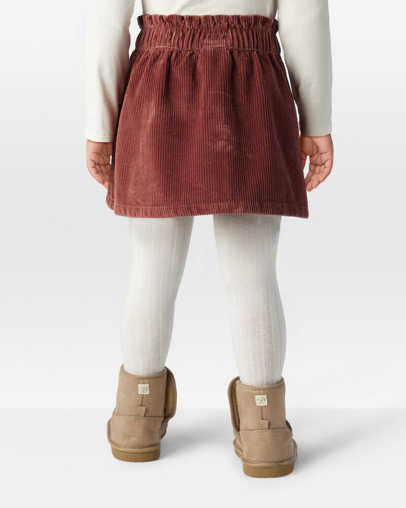 Toddler Girl Organic Cotton Corduroy Skirt, image 4 of 6 slides