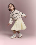 Toddler Girl Avenue Twirl&trade; Midi Skirt - Yellow, image 5 of 6 slides