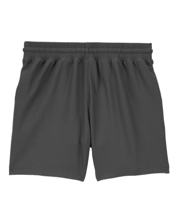 Boys Active Mesh Shorts  - Grey, 