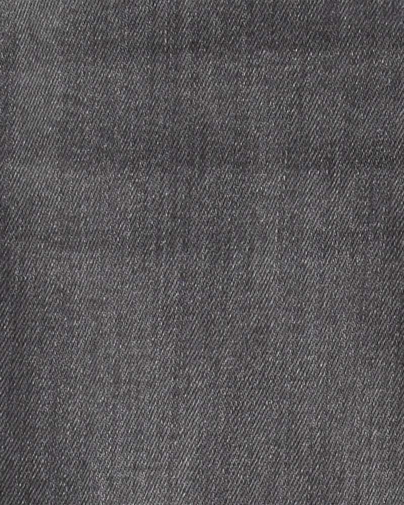 Toddler Girl Denim Wide-Leg Cuff Jeans - Grey, image 3 of 4 slides