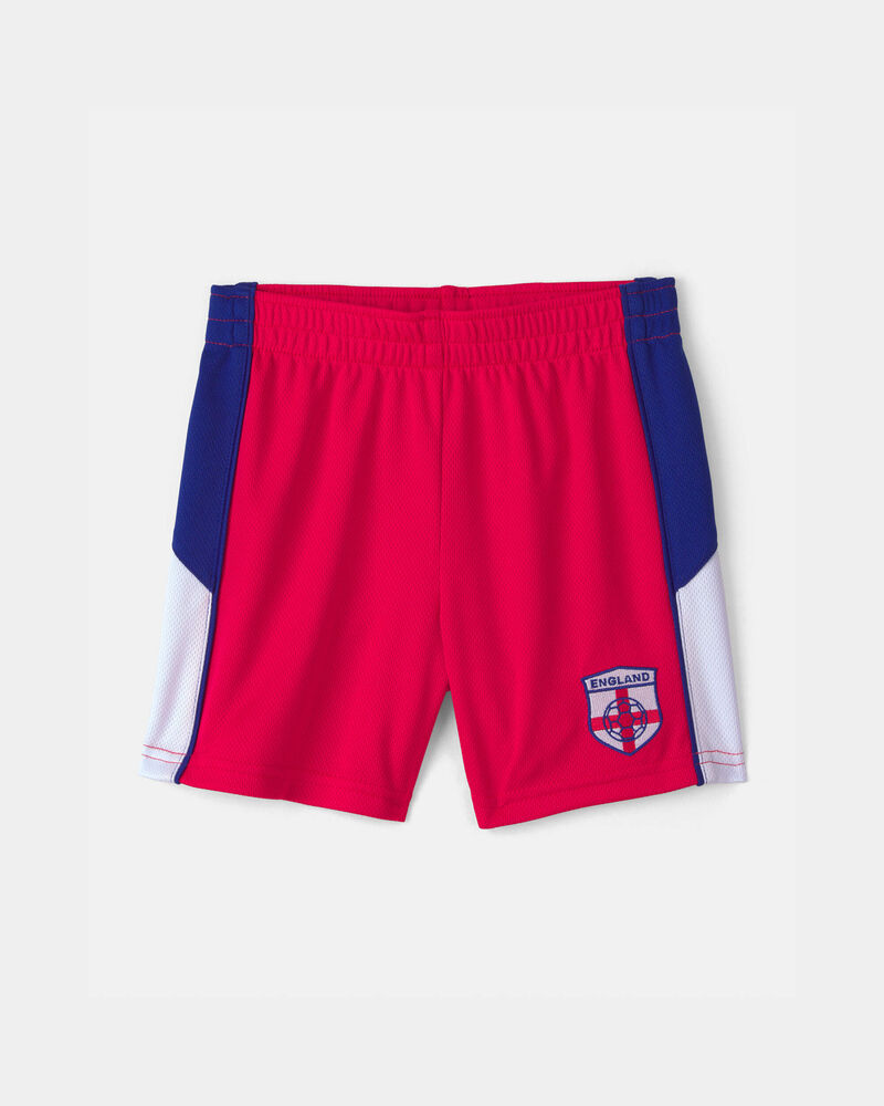 Toddler 2-Piece Umbro England Soccer Jersey & Short Set - Red/Blue/White, image 7 of 12 slides