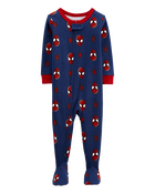 Toddler 1-Piece Spider-Man 100%  Cotton Footie Pajamas, image 1 of 4 slides