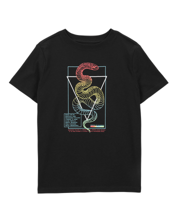 Kid Snake Short-Sleeve Graphic Tee - Black, 