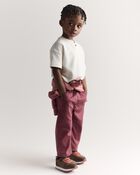Toddler Barrel Pant - Burgundy, image 1 of 8 slides