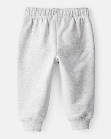 Baby Boy DayDream Fleece Cotton Jogger - Grey, 