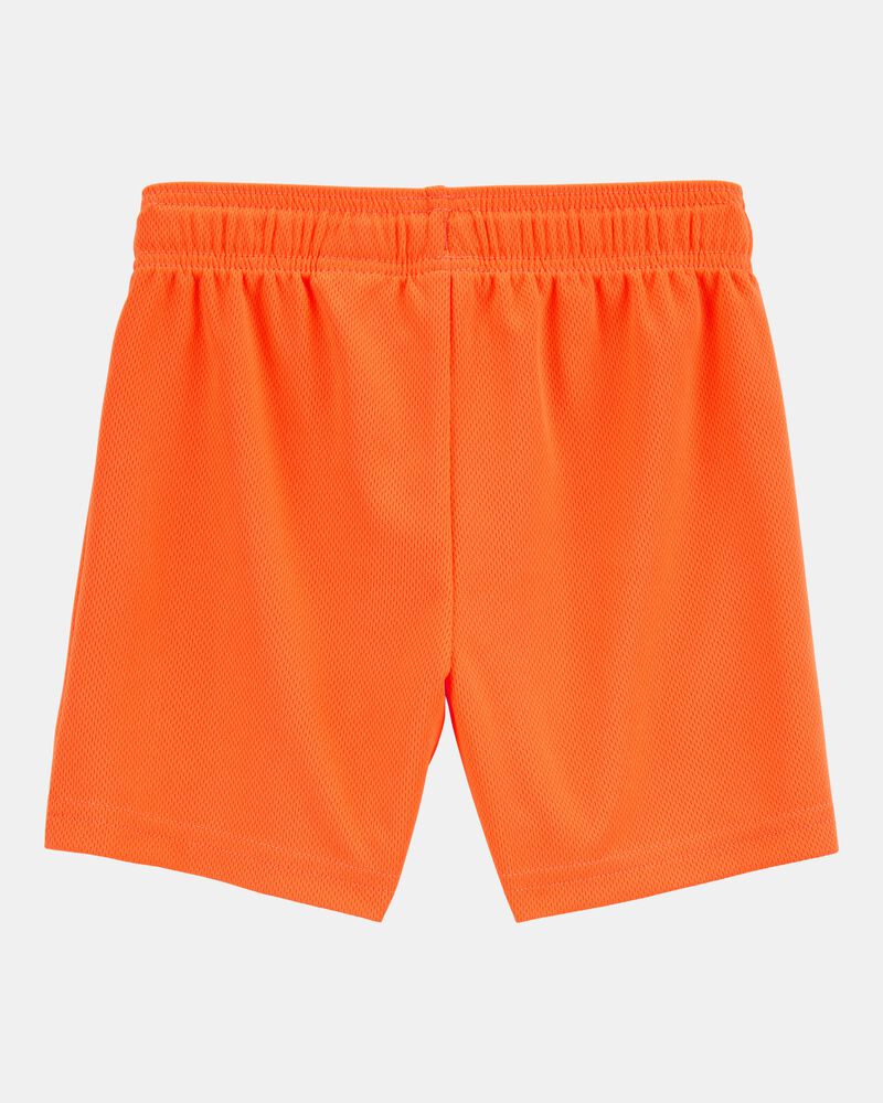 Toddler Boy Active Mesh Shorts - Orange, image 4 of 6 slides