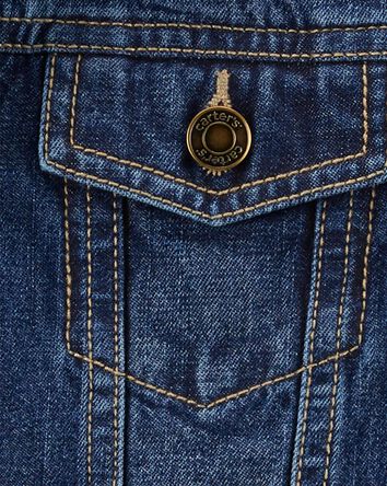 Kid Denim Jacket - Dark Wash, 