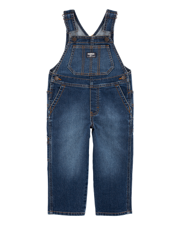 Toddler Stretch Denim Overalls, 