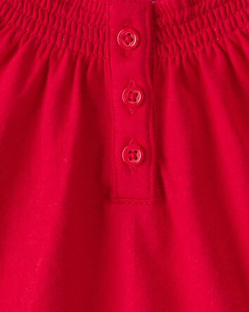 Toddler Girl Long-Sleeve Fashion Top - Red, 