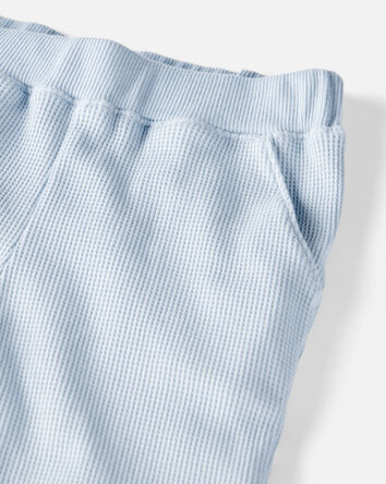 Toddler Boy 2-Piece Organic Cotton Waffle Knit Set, 