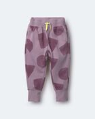 Toddler City Park&trade; Jogger Pant with Shapes - Mauve, image 2 of 7 slides