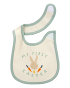 Baby 3-Piece My First Easter Teething Bib & Bodysuit Pant Set, image 3 of 7 slides