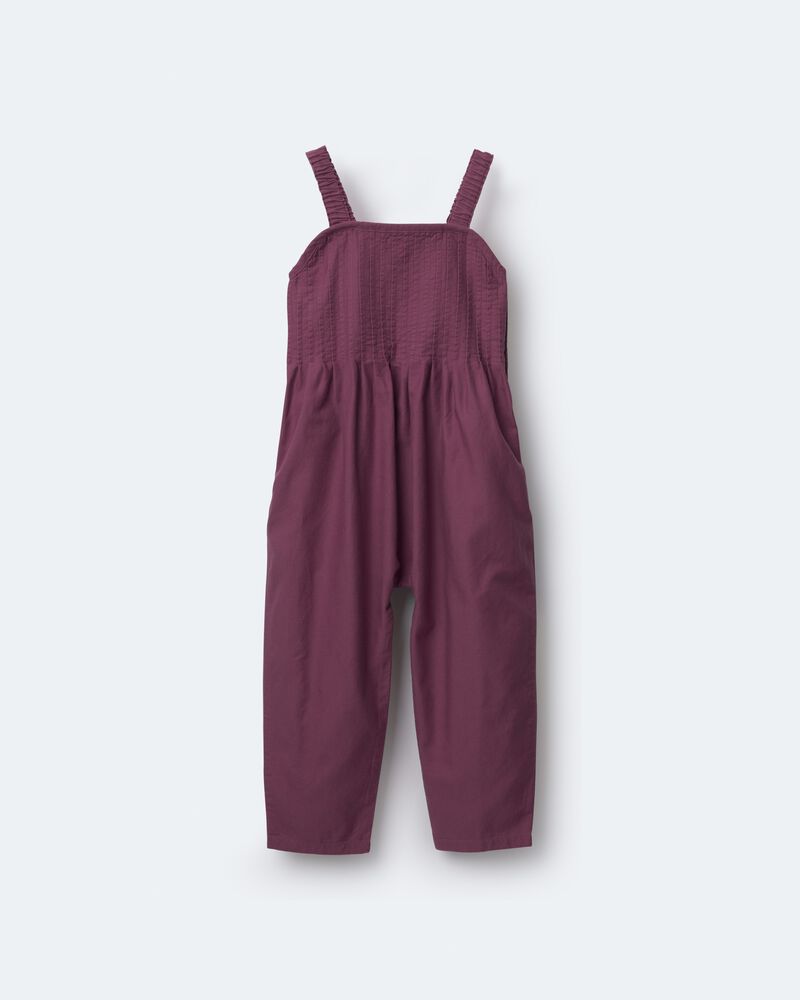 Toddler Girl Pleated Overalls - Purple, image 2 of 6 slides