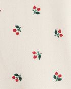 Baby Girl DayDream Fleece Holly Knit Dress - Ivory, image 3 of 4 slides