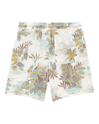 Kid 2-Piece Palm Tree Button-Down Shirt & Shorts Set, image 5 of 7 slides